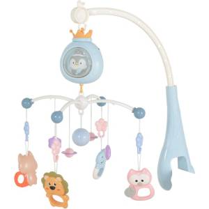 Moni Toys Въртележка Пингвин син (111566)