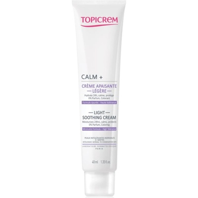 TOPICREM UH FACE CALM+ Light Soothing Cream лек успокояващ крем за нормална към смесена кожа 40ml