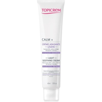 TOPICREM UH FACE CALM+ Light Soothing Cream лек успокояващ крем за нормална към смесена кожа 40ml