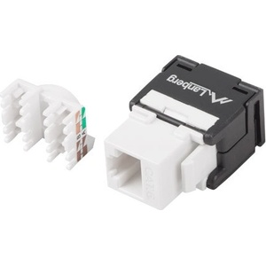 Lanberg Keystone конектор LANBERG KSUA-2000, RJ45 UTP CAT. 6a 180° безинструментален - KSUA-2000 (KSUA-2000)