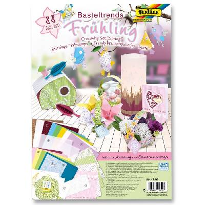 Комплект за апликации и скрапбукинг, Пролет (f1930)