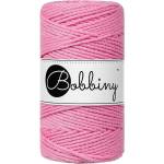 Bobbiny 3PLY Macramé Rope 3 mm 100 m Bubblegum Pink юта (TS-E113)