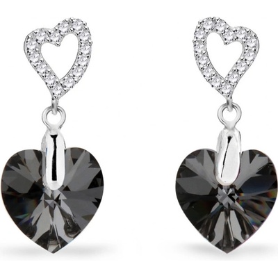 Spark šedé se Swarovski Elements Amore KCS622810SN Silver Night