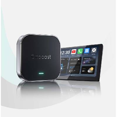 Безжично Apple CarPlay и Android Auto устройство с Android 13 - Ottocast OttoAibox E2 CarPlay AI Box (разопакован продукт) (PCS555-TE)