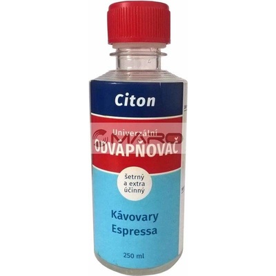 Citon Odvápňovač tekutý 250ml, tekutý koncentrát pro kávovary a espressa