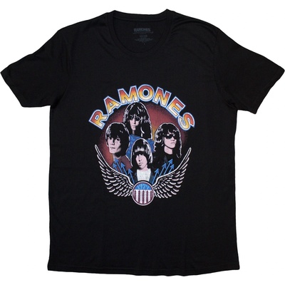Ramones Vintage Wings Photo Black M Дамски Риза (<![CDATA[RATS21LB02]]>)