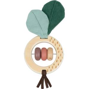 Tiny Love Еко Дървена дрънкалка Tiny Love Garden of Adventures, 0м+ (Wooden Beet Rattle)