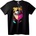 NOONEBRAND Тениска Naruto цветно изкуство - 6XL, Black