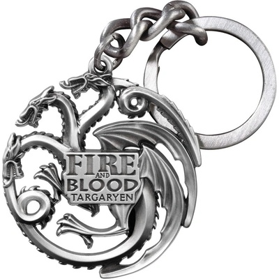 Přívěsek na klíče Hra o trůny Targaryen Sigil