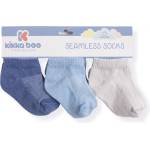 Kikkaboo Бебешки памучни чорапи терлички Kikkaboo - Solid Navy, 2-3 г (31110010093)