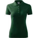 MALFINI Malfini pique polo 210 / Дамска поло риза - тъмнозелена m (210d314)