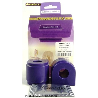 Powerflex Silentbloky VW Golf 4 4-motion Rear Anti Roll Bar Mounting 13mm 6