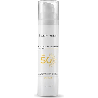 Beauty Fusion Слънцезащитен лосион за лице и тяло, SPF50, 100 ml