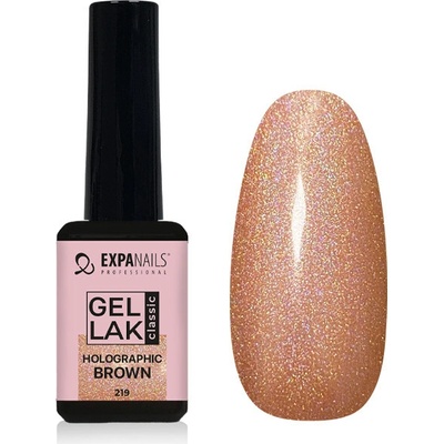 Expa-nails expanails uv/led gel lak holographic brown 10 ml