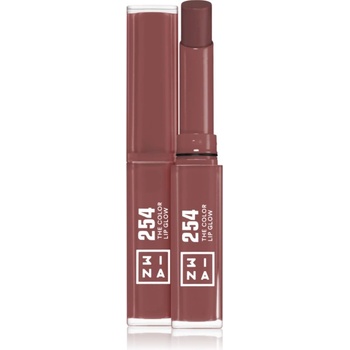 3INA The Color Lip Glow овлажняващо червило с блясък цвят 254 - Vintage Rose 1.6 гр