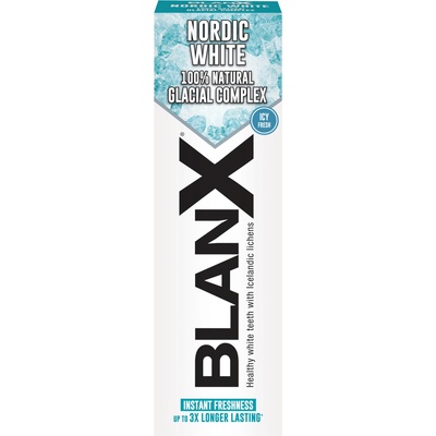Blanx Избелваща паста за зъби Nordic White, 75 ml