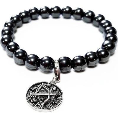 Veselý jezevčík hematit znamení střelec stříbro 12003370