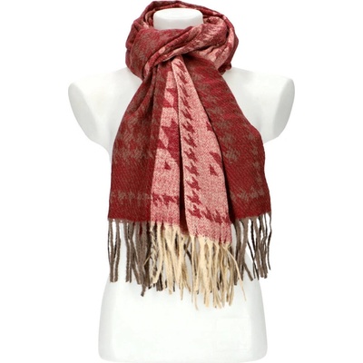 Dámská bordová teplá dlouhá zimní šála – Zboží Dáma