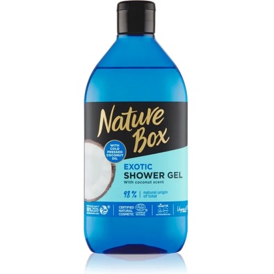 Nature Box Coconut освежаващ душ гел с хидратиращ ефект 385ml