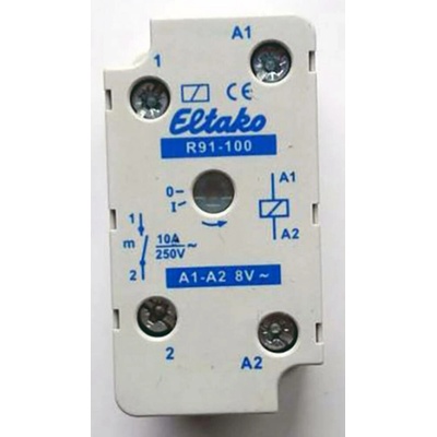Eltako R91-100-8VAC spínací relé , 8 V, 8 A, 1 spínací kontakt, Piece, 1 ks