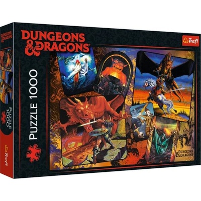 Trefl Puzzle 1000 - Произход Dungeons & Dragons / Hasbro Dungeons & Dragons (10739)