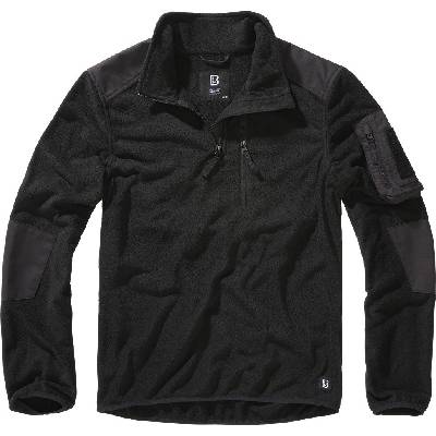 BRANDIT Fleece Troyer Ripstop Černá
