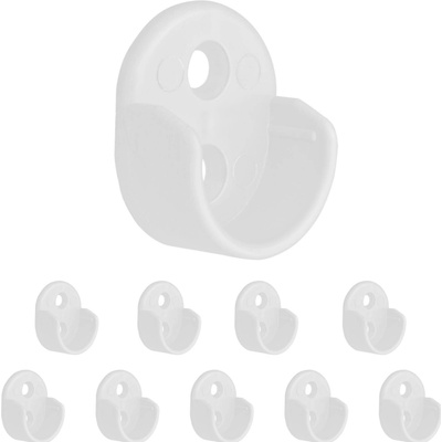 Walteco Držák šatní tyče, průměr 25 mm plast, bílý, 2 ks 92210 – Hledejceny.cz