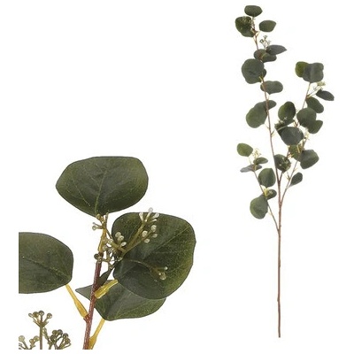 Umelá kvetina eukalyptus zelená 100 cm