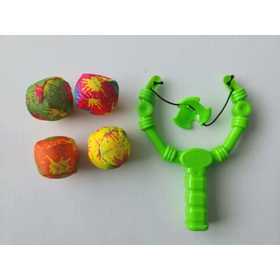 Prak na vystřelování měkkých míčků ARTYK SLINGSHOT FOR SHOOTING SOFT BALLS Zelená