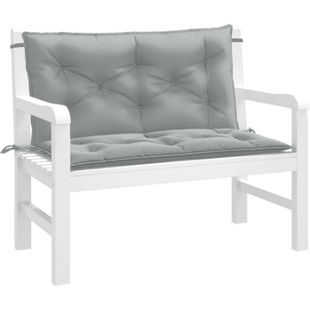 Image 1 of vidaXL Възглавници за градински пейки 2бр меланж светлосиви 100x50x7см (4002586)