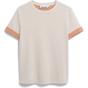 Armedangels Дамска тениска ARMEDANGELS Women's Un-Wasted T-shirt - Undyed / Cinnamon Dust (916-6598-0212)