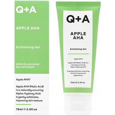Q+A Exfoliační mycí gel s kyselinou AHA 75 ml