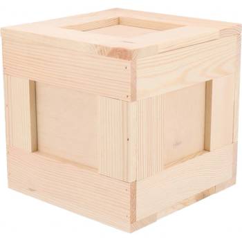 ČistéDřevo dřevěný box 20 x 20 cm