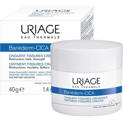 Uriage Bariederm-Cica Защитен мехлем при фисури и напуквания, 40 g