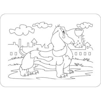 Image 1 of Пъзел за оцветяване, Басет