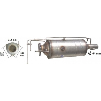 JMJ 1156DPF filter výfuku CITROEN Jumper 3 (06--) 3.0 HDi , FIAT Ducato 4 (06--) 3.0 D Multijet , PEUGEOT Boxer 3 (06--) 3.0 HDi