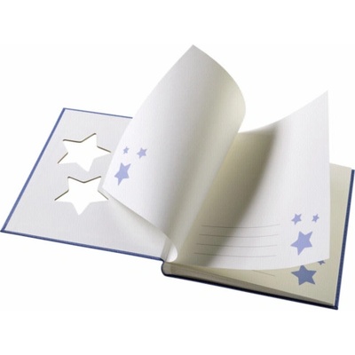 Walther Estrella blue 28x30,5 50 white Pages Babyalbum UK133L