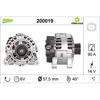 Generátor VALEO 200019