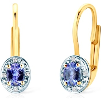 SAVICKI обеци: злато. диаманти. танзанит