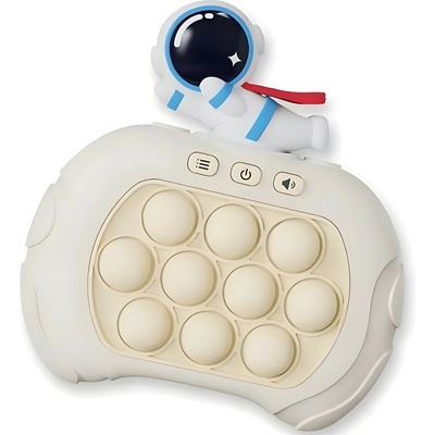 Harahu Pop It Herná konzola Skill Game Astronaut Biela