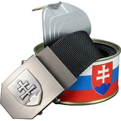 Opasek nylonový SLOVENSKO v dárkovém balení černý