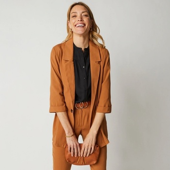 Blancheporte Vzdušný blejzer karamelová