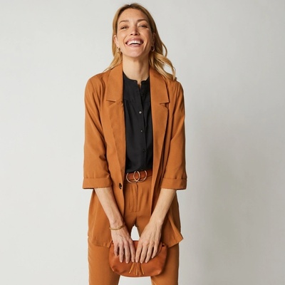 Blancheporte Vzdušný blejzer karamelová