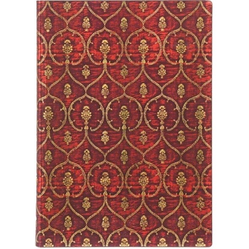 Paperblanks Тефтер Red Velvet, Midi, широки редове, мека кор (1570181026)