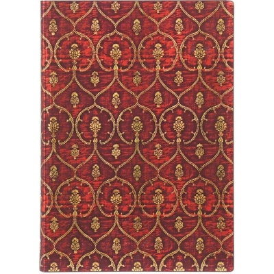 Paperblanks Тефтер Red Velvet, Midi, широки редове, мека кор (1570181026)