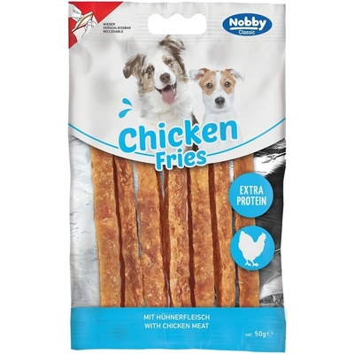 Nobby Classic pamlsky Kuřecí hranolky 50 g