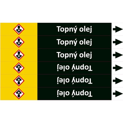 Nadrzenapalivo.cz Značení potrubí ISO 20560, topný olej PZAL 008012