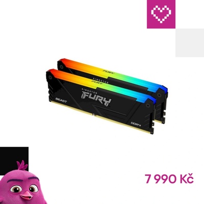 Kingston DDR4 32GB 3200MHz CL16 KF432C16BB12AK2/32 – Zboží Živě