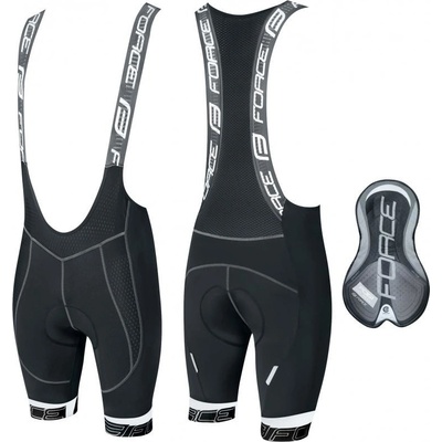 Force Fame se šráky a vložkou černo-bílé