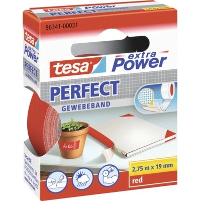 Tesa Perfect Opravná páska 19 mm × 2,75 m červená